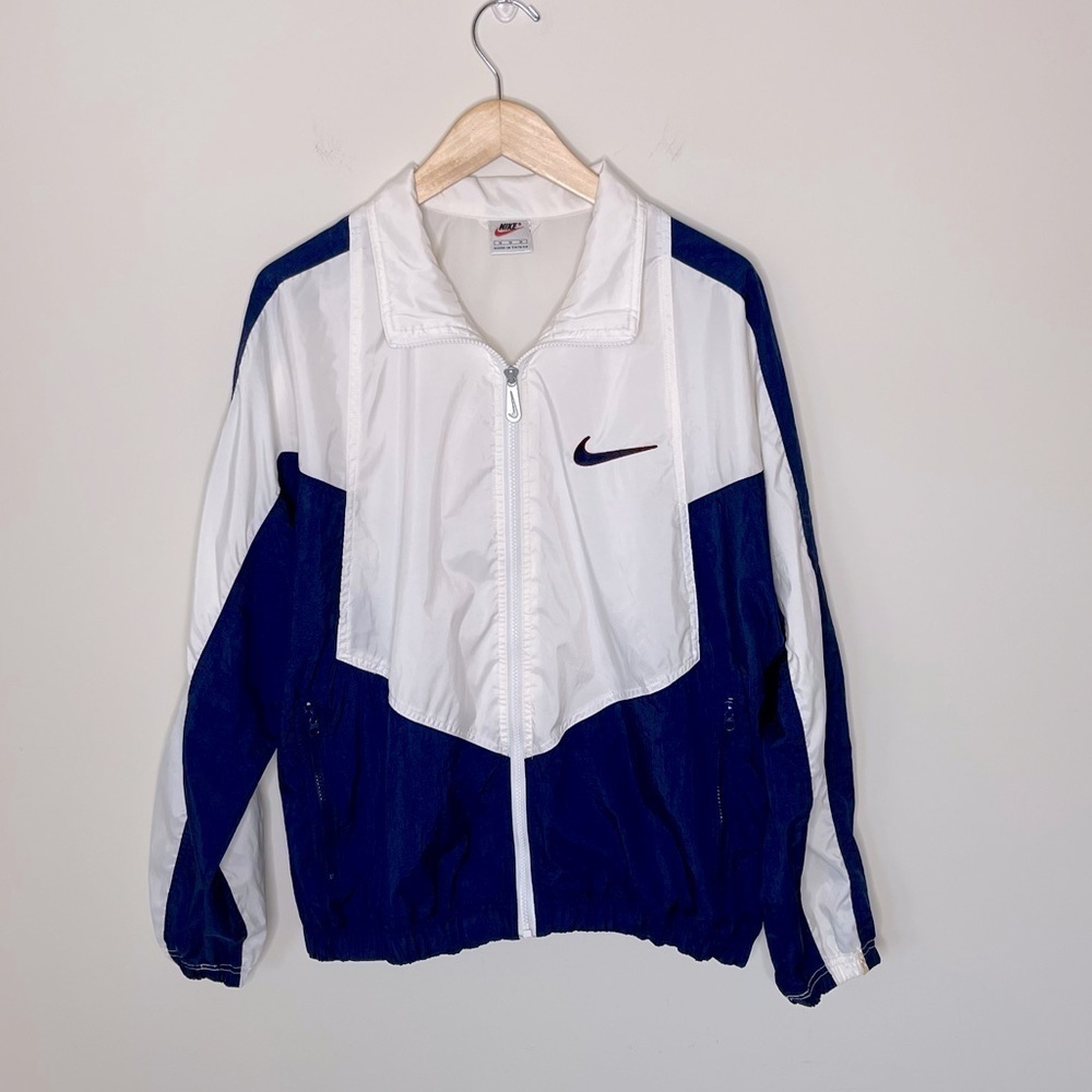 Nike Men’s Big Swoosh Track Jacket 90’s Vintage grandpa running retro